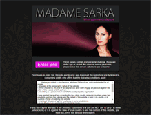 Tablet Screenshot of madamesarka.com